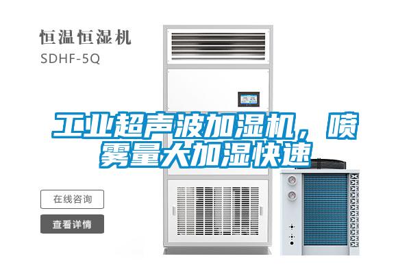 工業(yè)超聲波加濕機(jī)，噴霧量大加濕快速