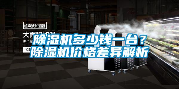 除濕機多少錢一臺？除濕機價格差異解析