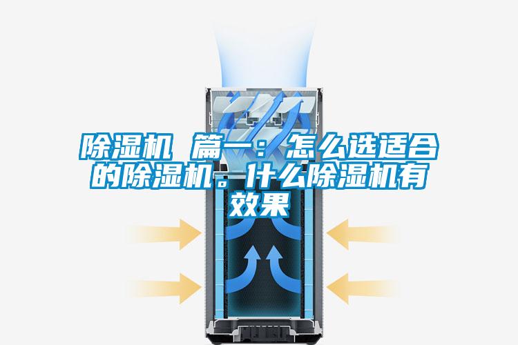 除濕機 篇一：怎么選適合的除濕機。什么除濕機有效果
