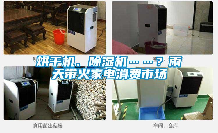 烘干機、除濕機……？雨天帶火家電消費市場