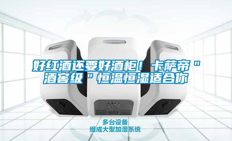 好紅酒還要好酒柜！卡薩帝＂酒窖級＂恒溫恒濕適合你