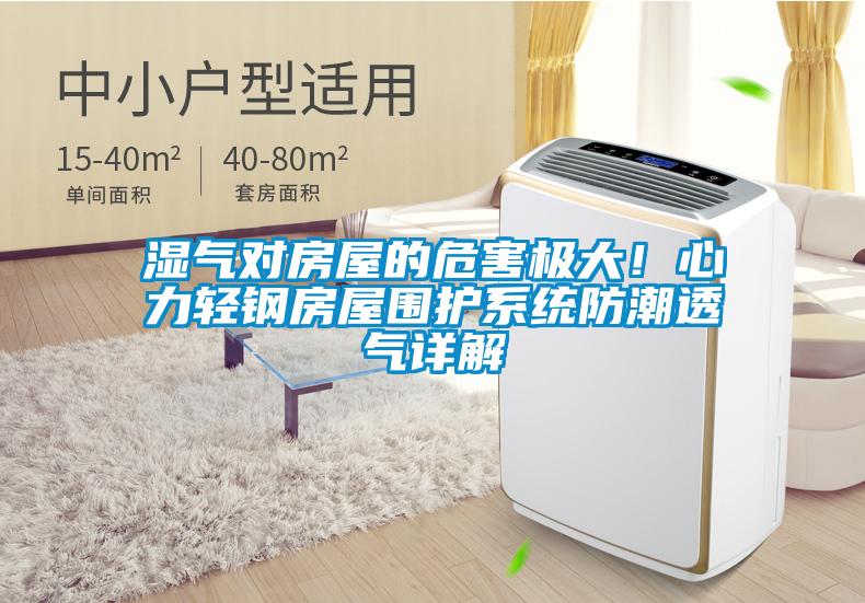 濕氣對房屋的危害極大！心力輕鋼房屋圍護系統防潮透氣詳解