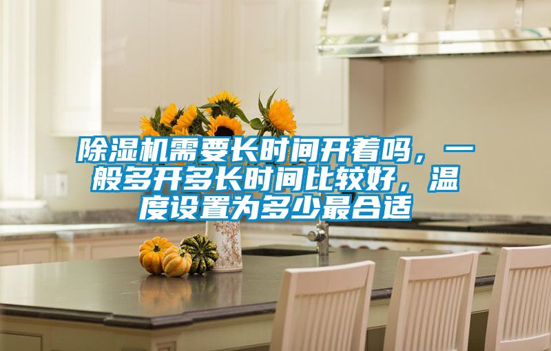 除濕機需要長時間開著嗎，一般多開多長時間比較好，溫度設置為多少最合適