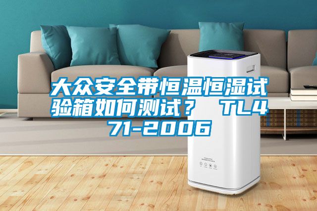 大眾安全帶恒溫恒濕試驗箱如何測試？ TL471-2006