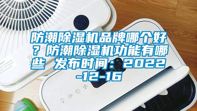 防潮除濕機品牌哪個好?防潮除濕機功能有哪些 發(fā)布時間:2022-12-16